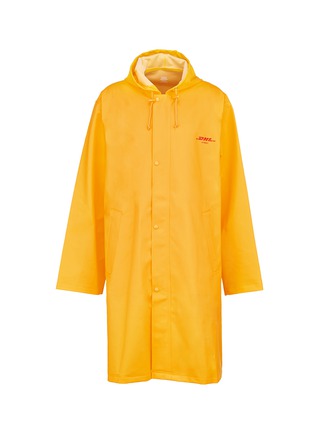 Main View - Click To Enlarge - VETEMENTS - 'DHL' logo print unisex raincoat