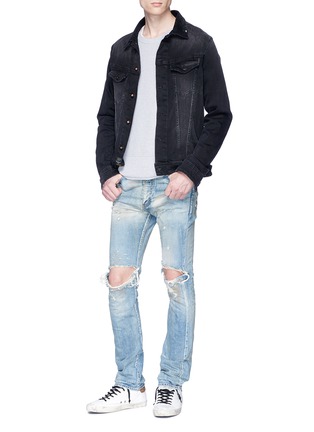 Figure View - Click To Enlarge - NOVE - Ripped skinny jeans
