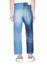 Back View - Click To Enlarge - NOVE - Colourblock cropped jeans