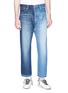 Front View - Click To Enlarge - NOVE - Colourblock cropped jeans