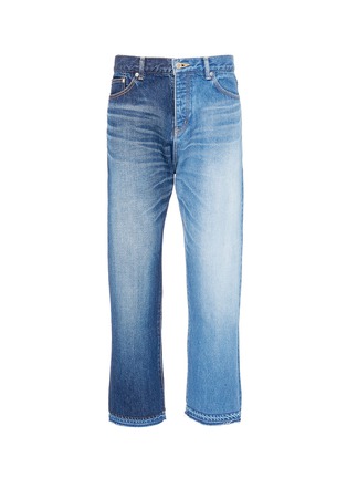 Main View - Click To Enlarge - NOVE - Colourblock cropped jeans