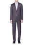 Main View - Click To Enlarge - ISAIA - 'Gregory' wool-silk herringbone suit