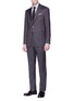 Figure View - Click To Enlarge - ISAIA - 'Gregory' wool-silk herringbone suit