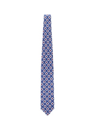 Main View - Click To Enlarge - ISAIA - Floral print linen-silk tie
