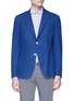 Main View - Click To Enlarge - ISAIA - 'Gregory' piqué soft blazer