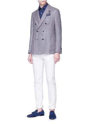 Figure View - Click To Enlarge - ISAIA - Geometric print shirt
