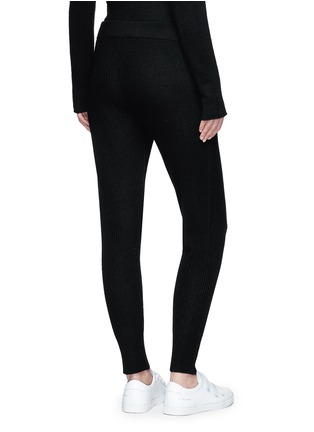 Back View - Click To Enlarge - JAMES PERSE - Cashmere rib knit legging