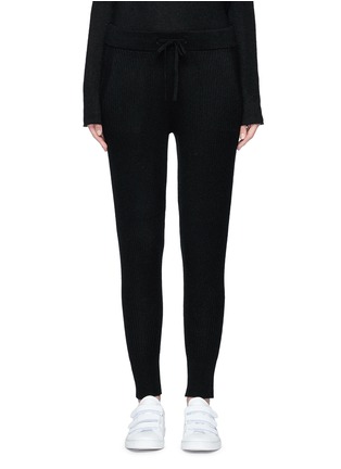 Main View - Click To Enlarge - JAMES PERSE - Cashmere rib knit legging