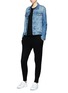 Figure View - Click To Enlarge - JAMES PERSE - Cashmere rib knit legging