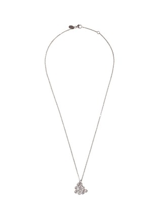 Main View - Click To Enlarge - MELLERIO - 'Indra' diamond 18k white gold pendant necklace