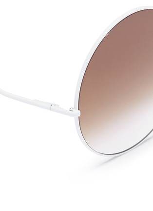 Detail View - Click To Enlarge - SPEKTRE - 'Shangai' metal round sunglasses