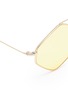 Detail View - Click To Enlarge - SPEKTRE - 'Rigaut' hexagonal frame metal sunglasses