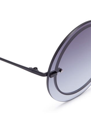 Detail View - Click To Enlarge - SPEKTRE - 'Narciso' metal round sunglasses