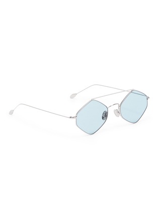 Figure View - Click To Enlarge - SPEKTRE - 'Rigaut' hexagonal frame metal sunglasses