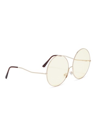 Figure View - Click To Enlarge - SPEKTRE - 'Shangai' metal round sunglasses