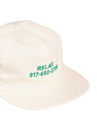 Detail View - Click To Enlarge - NINE ONE SEVEN - 'Relax' embroidered baseball cap