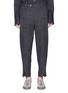 Main View - Click To Enlarge - PRONOUNCE - Buckle front stripe inseam pants