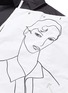 Detail View - Click To Enlarge - PRONOUNCE - Detachable portrait panel short sleeve shirt