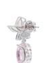 Detail View - Click To Enlarge - ANABELA CHAN - 'Lily' diamond 18k white gold vermeil drop earrings