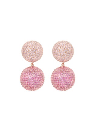 Main View - Click To Enlarge - ANABELA CHAN - 'Bauble' sapphire detachable drop earrings