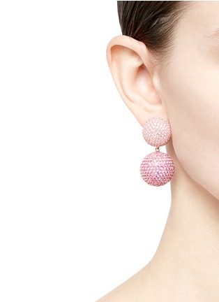Figure View - Click To Enlarge - ANABELA CHAN - 'Bauble' sapphire detachable drop earrings