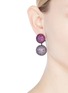 Figure View - Click To Enlarge - ANABELA CHAN - 'Bauble' ruby amethyst detachable drop earrings