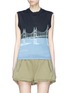 Main View - Click To Enlarge - SIRLOIN - 'Suns Out Guns Out' graphic print sleeveless top