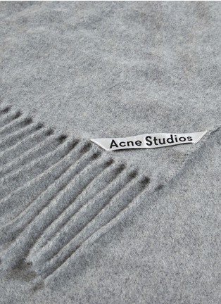 Detail View - Click To Enlarge - ACNE STUDIOS - Fringe wool scarf