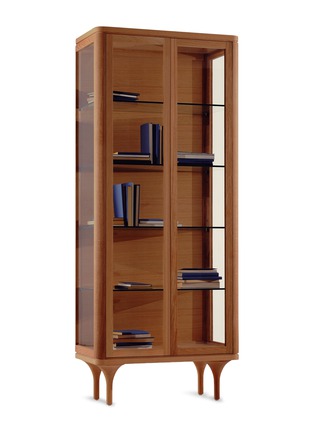 Main View - Click To Enlarge - JOINED + JOINTED - Gillespie Tall Glass Cabinet – Walnut