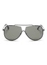 Main View - Click To Enlarge - TOM FORD - 'Chase' metal aviator sunglasses