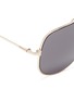 Detail View - Click To Enlarge - TOM FORD - 'Chase' metal aviator sunglasses