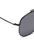 Detail View - Click To Enlarge - TOM FORD - 'Connor' acetate brow bar metal aviator sunglasses