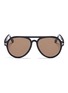 Main View - Click To Enlarge - TOM FORD - 'Rory' acetate aviator sunglasses