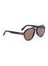Figure View - Click To Enlarge - TOM FORD - 'Rory' acetate aviator sunglasses