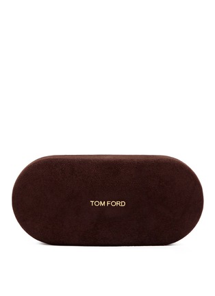 Detail View - Click To Enlarge - TOM FORD - 'Lan' acetate round sunglasses