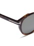Detail View - Click To Enlarge - TOM FORD - 'Lan' tortoiseshell acetate round sunglasses