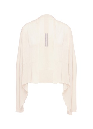 Main View - Click To Enlarge - RICK OWENS  - Cashmere open front cardigan