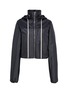 Main View - Click To Enlarge - RICK OWENS  - Retractable hood cropped windbreaker jacket