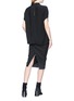 Figure View - Click To Enlarge - RICK OWENS  - Batwing sleeve boxy crepe top