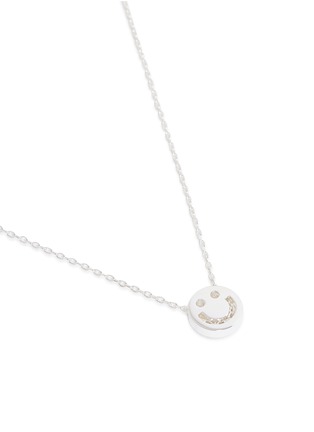 Detail View - Click To Enlarge - RUIFIER - 'Happy' silver pendant necklace