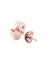 Detail View - Click To Enlarge - RUIFIER - 'Smitten' 18k rose gold vermeil stud earrings