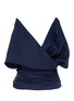 Main View - Click To Enlarge - JACQUEMUS - 'Sao' drape surplice front wool hopsack top