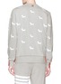 Back View - Click To Enlarge - THOM BROWNE  - Hector embroidered sweatshirt