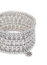 Detail View - Click To Enlarge - PHILIPPE AUDIBERT - 'Asea' Swarovski crystal three row plate elastic bracelet