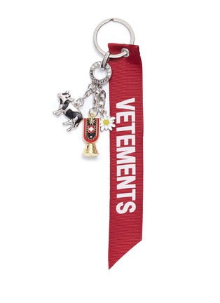 Main View - Click To Enlarge - VETEMENTS - Assorted Swiss motif keychain