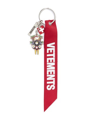 Main View - Click To Enlarge - VETEMENTS - Swiss clock motif keychain