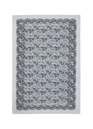 Main View - Click To Enlarge - FRANCO FERRARI - 'Diletto' guipure lace print cotton-silk scarf