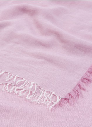 Detail View - Click To Enlarge - FRANCO FERRARI - 'Agam' cashmere-cotton gauze scarf