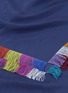 Detail View - Click To Enlarge - FRANCO FERRARI - Colourblock fringe silk scarf