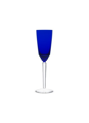 Main View - Click To Enlarge - SAINT-LOUIS - Oxymore champagne flute – Dark Blue